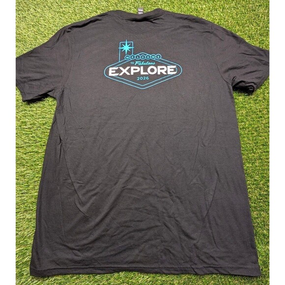 New VMware by Broadcom T-Shirt Black Graphic Tee size XL VMWORLD
